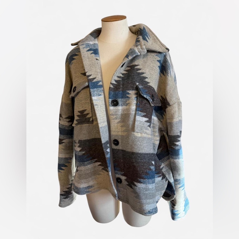 Aztec Shacket Large